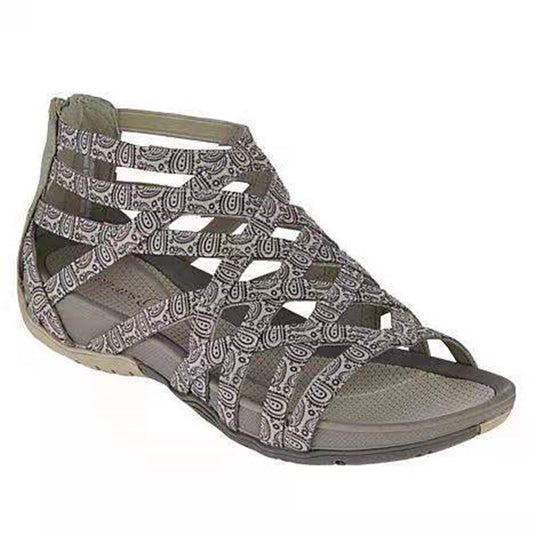 Andrea's™ | Lässige flache Sandalen mit überkreuzten Riemen