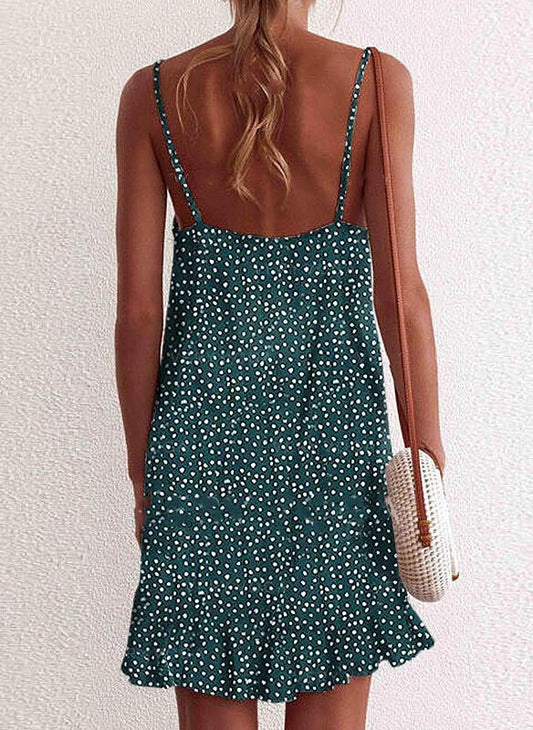 Sommerkleid mit Blumenmuster in A-Linie von Andrea Serena