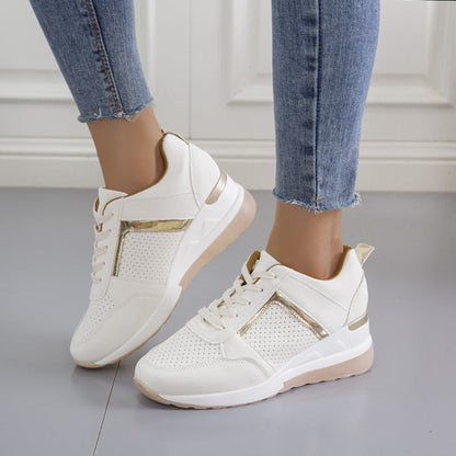 Elegante Plateau-Sneaker mit Schnürung von Andrea Serena