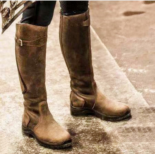 Andrea's™ | Damen Reitstiefel in Mid-Calf-Länge