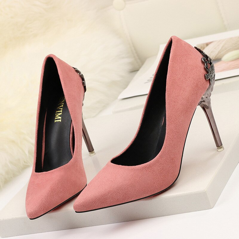Elegante Wildleder-High Heels von Andrea Serena
