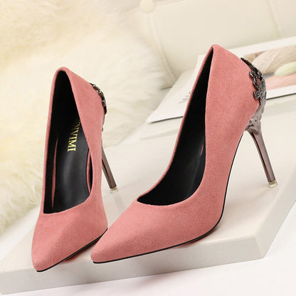 Elegante Wildleder-High Heels von Andrea Serena