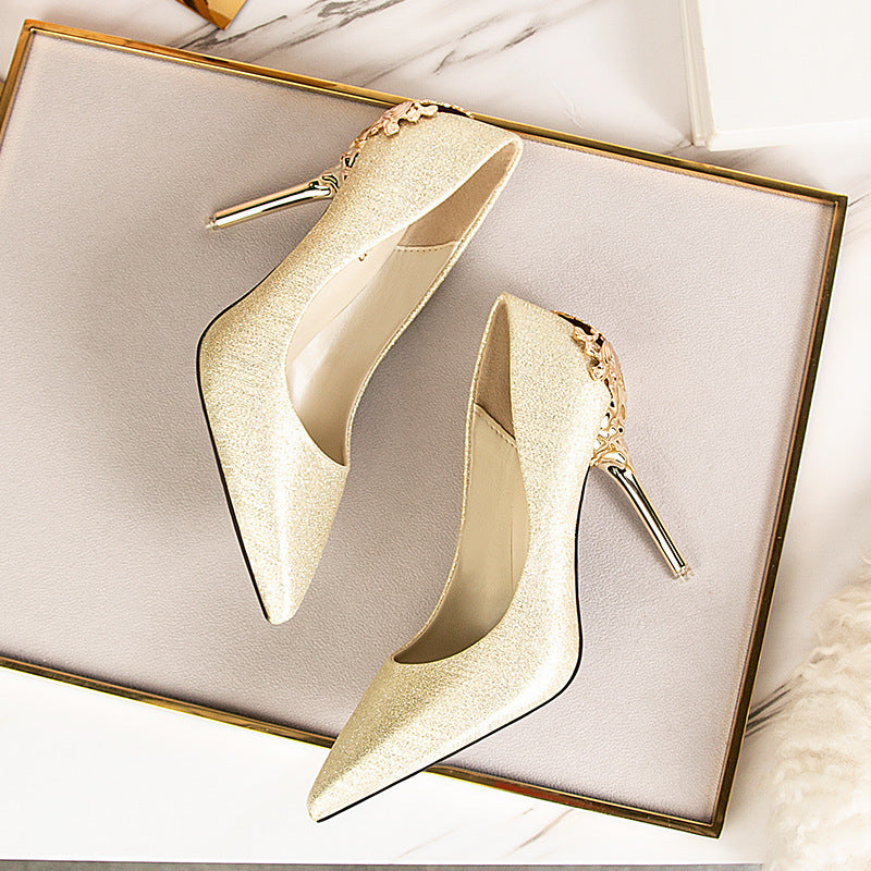 Elegante Wildleder-High Heels von Andrea Serena