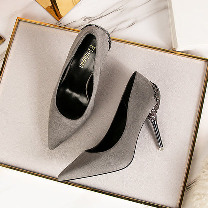 Elegante Wildleder-High Heels von Andrea Serena
