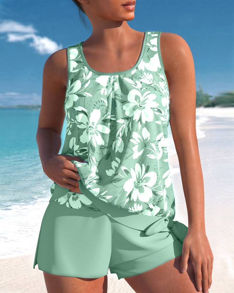 Andrea's™ | Blumiges Tankini-Set