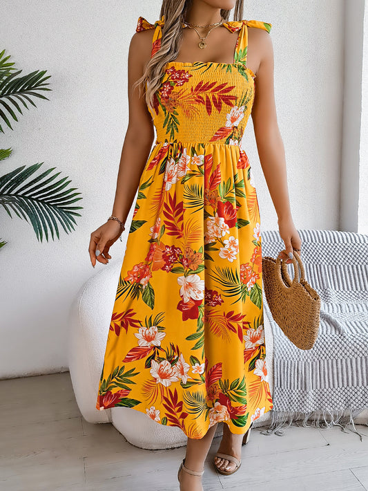Andrea's™ | Geblümtes Midikleid