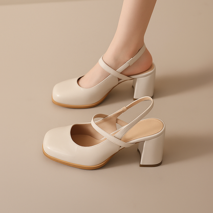 Andrea's™ | Design-Sandalen mit hoher Absatz und französischer Zehenkappe