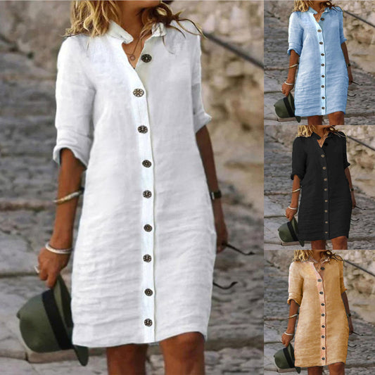Andrea's™ | Hemdkleid aus Baumwolle