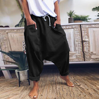 Andrea's™ | Weite Hose mit tiefem Schritt
