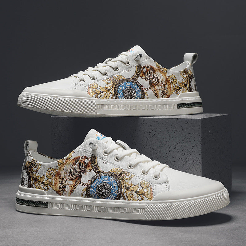 Handgefertigte Ledersneaker von Andrea Serena für Herren – Alltagslook