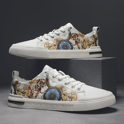Handgefertigte Ledersneaker von Andrea Serena für Herren – Alltagslook