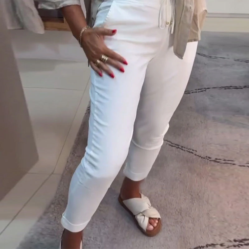 Andrea's™ | Bleistifthose lässig Kordelzug