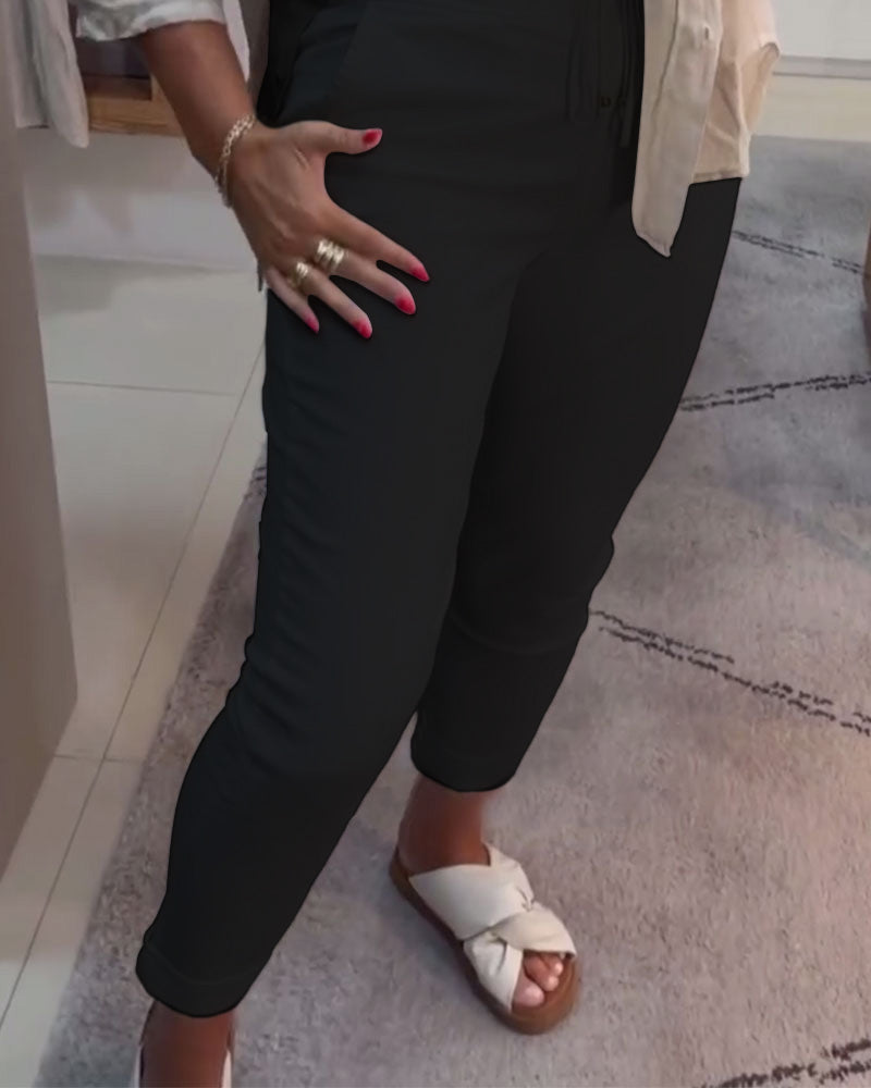 Andrea's™ | Bleistifthose lässig Kordelzug