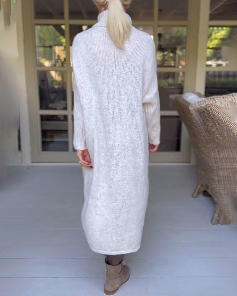 Andrea's™ | Pullover mit hohem Hals und lang