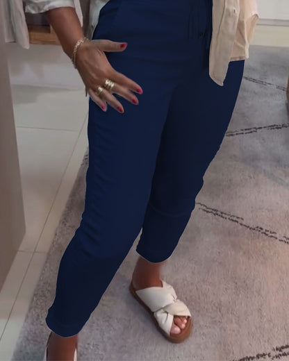 Andrea's™ | Bleistifthose lässig Kordelzug