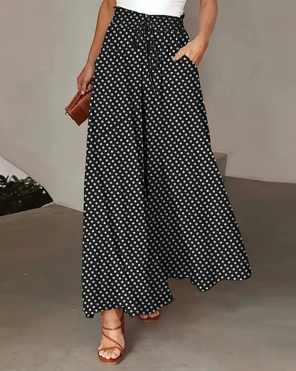 Andrea's™ | Hose Polka Punkt Druck Lang