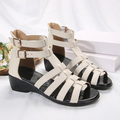Elegante Keilsandalen mit Hohlsaum von Andrea Serena