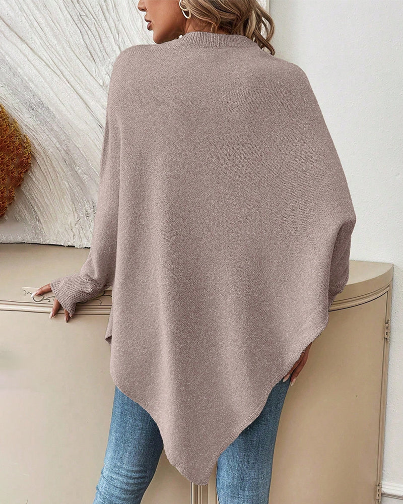 Andrea's™ | Blumiges Weites Sweatshirt mit Fledermausärmeln