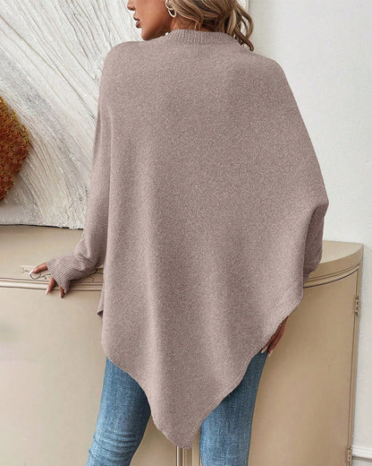 Andrea's™ | Blumiges Weites Sweatshirt mit Fledermausärmeln