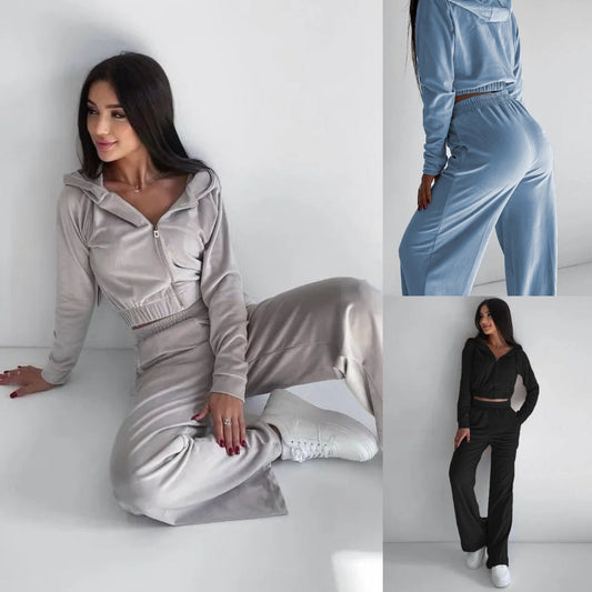 Chic Andrea Serena Two-Piece Sweatshirt Lounge Set