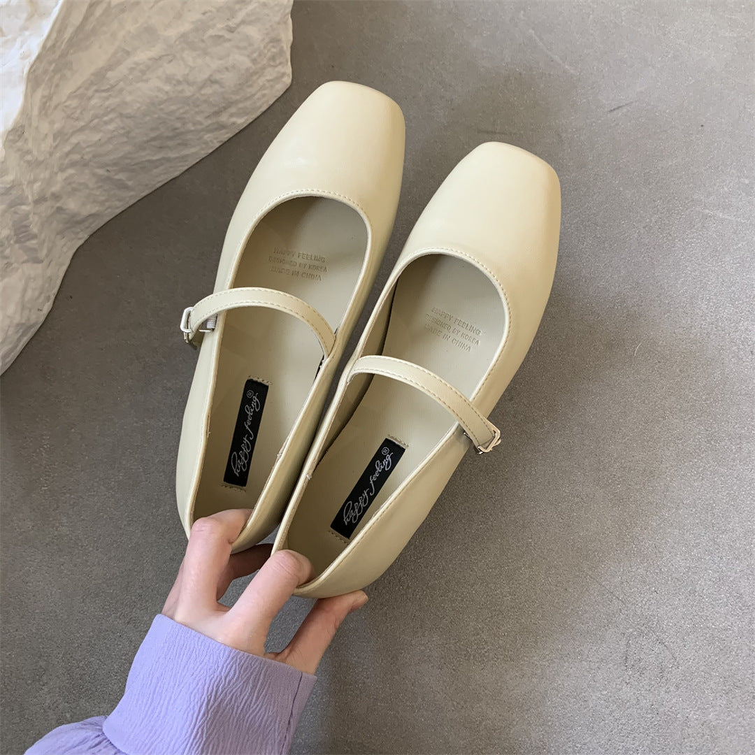 Elegante Andrea Serena Mary Janes mit niedrigem Absatz für jeden Tag