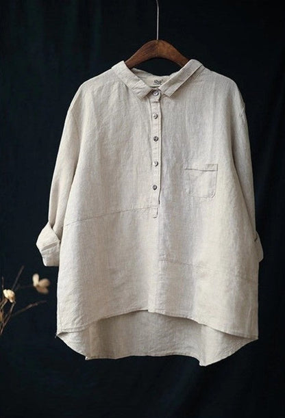 Andrea's™ | Langärmliges Shirt in Unifarbe