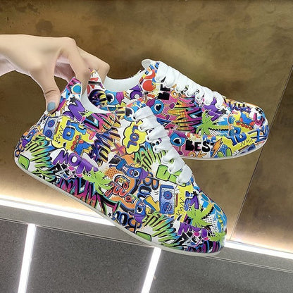 Andrea's™ | Trendige Damen-Sneaker im Graffiti-Look