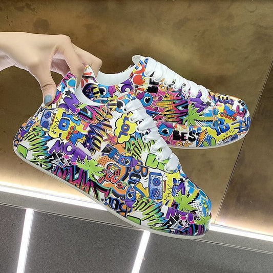 Andrea's™ | Trendige Damen-Sneaker im Graffiti-Look