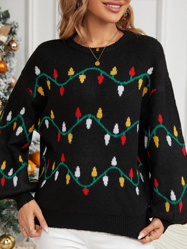 Andrea's™ |  Weihnachtsbeleuchtungs-Pullover