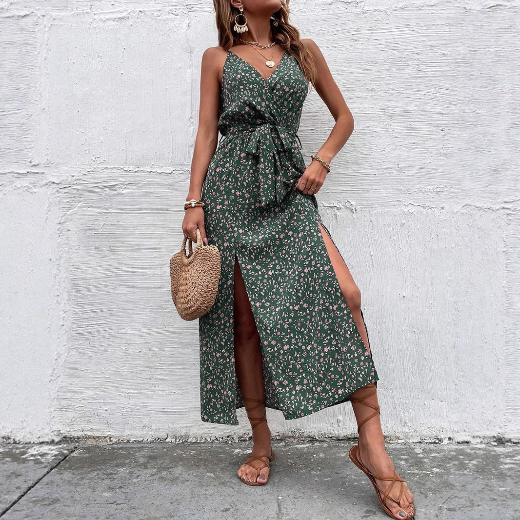 Bohemian Floral Andrea Serena Summer Strap Dress