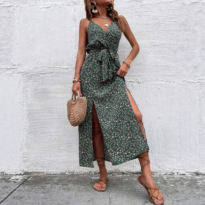 Bohemian Floral Andrea Serena Summer Strap Dress