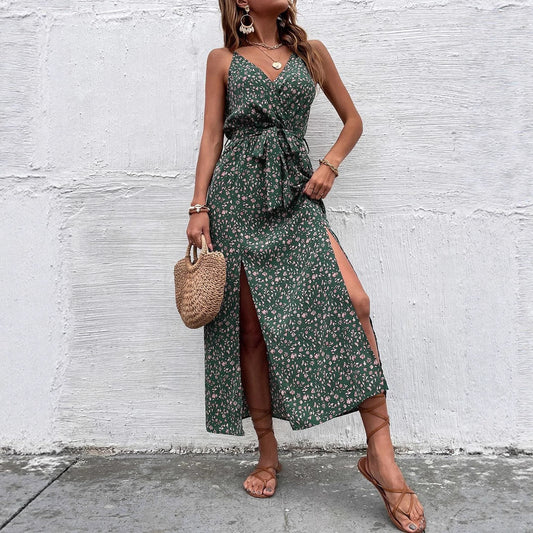 Bohemian Floral Andrea Serena Summer Strap Dress