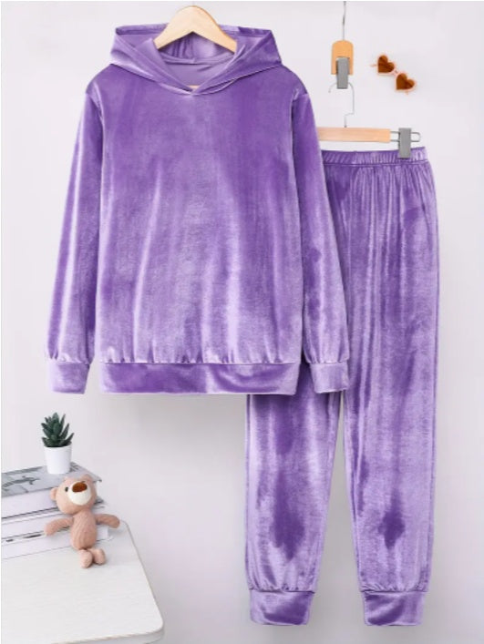 Andrea's™ | Zweiteiliges Samt-Sweater-Outfit