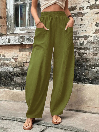 Andrea Serena Haremshose mit bequemer Passform und Taschen