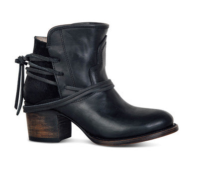 Andrea's™ | Retro-Stiefeletten mit mittlerem Absatz