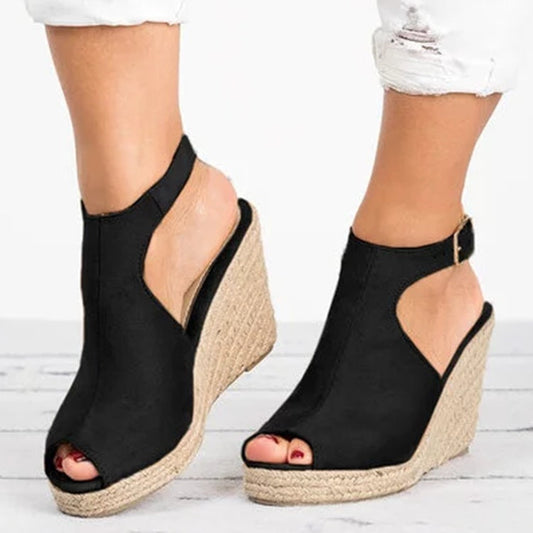 Chic Platform Wedge Sandals Andrea Serena