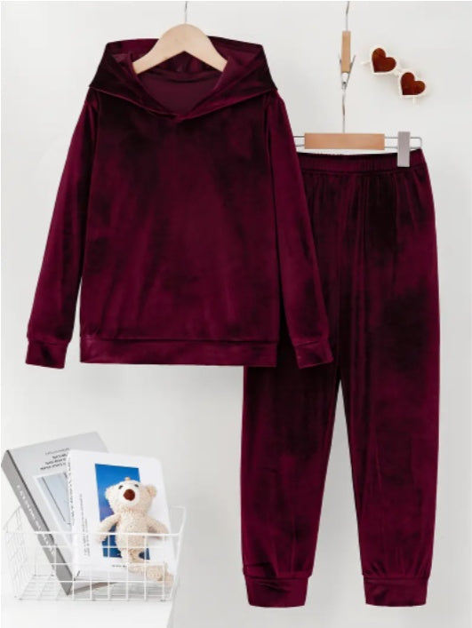 Andrea's™ | Zweiteiliges Samt-Sweater-Outfit