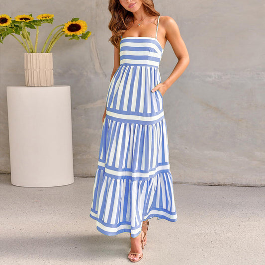 Andrea's™ | Langes Sommerkleid mit Taschen