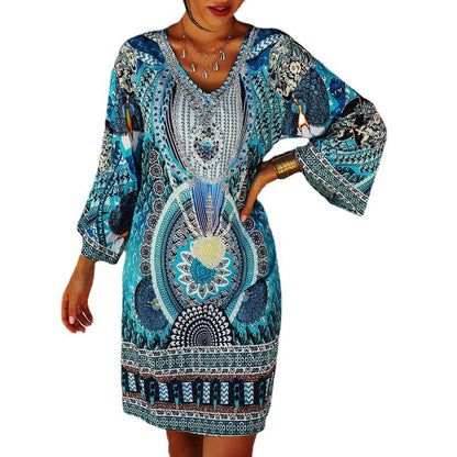 Andrea's™ | Boho-Kleid mit langen Ärmeln