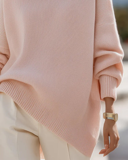 Andrea's™ | Modischer Rollkragenpullover Mit Langen Ärmeln