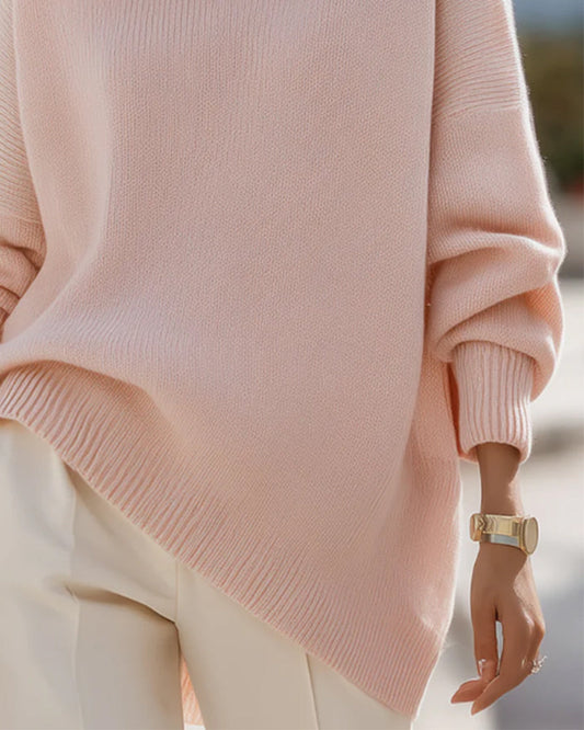 Andrea's™ | Modischer Rollkragenpullover Mit Langen Ärmeln