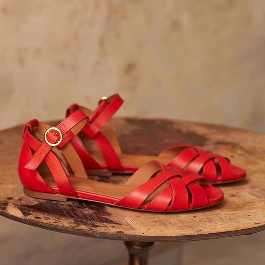 Andrea's™ | Flache Sandalen mit Ausschnitten