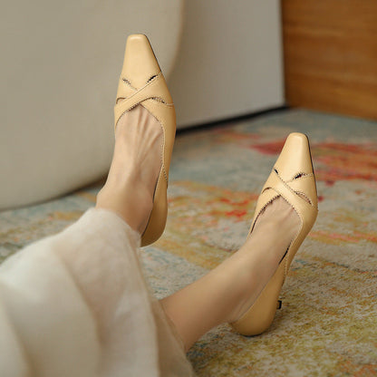 Elegante Lederpumps von Andrea Serena