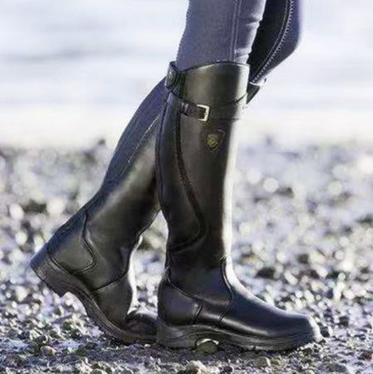 Andrea's™ | Damen Reitstiefel in Mid-Calf-Länge