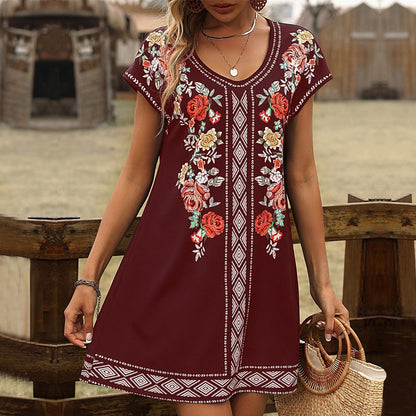 Andrea Serena Sommerkleid mit Blumenmuster
