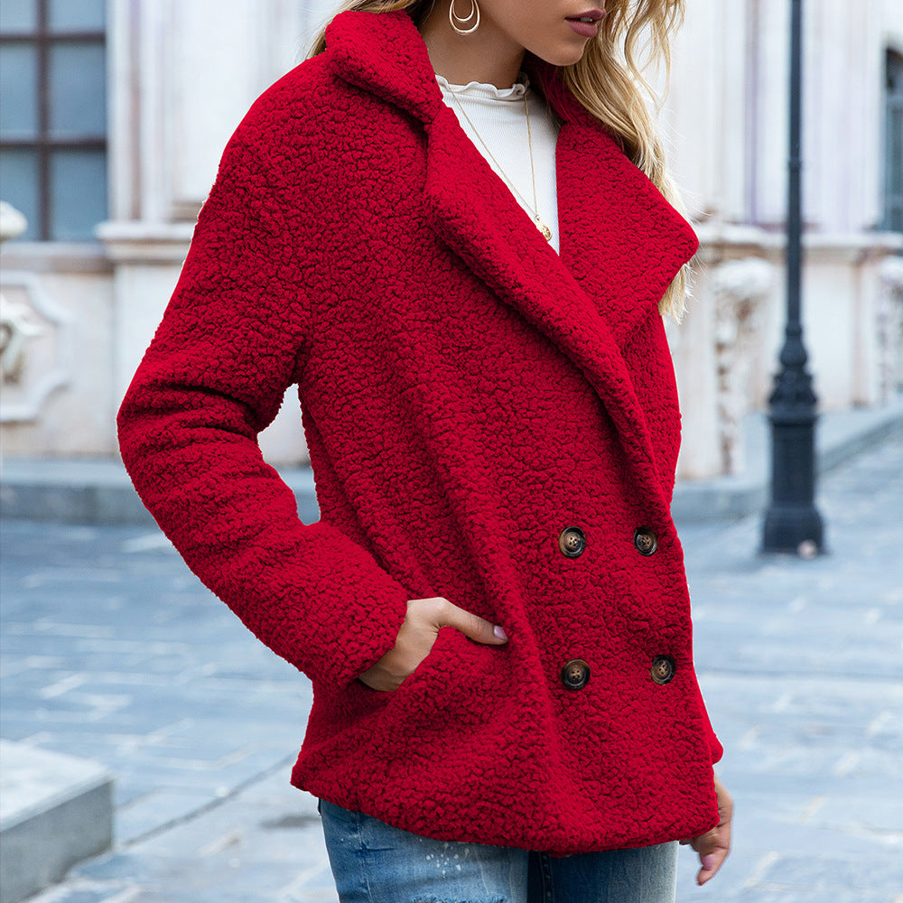 Andrea's™ | Flauschiger Wintermantel im lockeren Schnitt