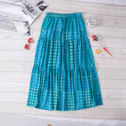 Maxirock von Andrea Serena mit Boho-Print