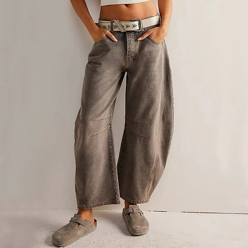 Andrea's™ | Lockere High-Waist-Cargohose