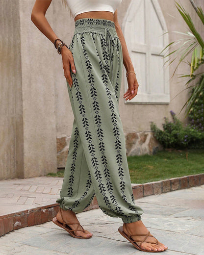 Andrea's™ | Casual Bloomers mit geometrischem Druck