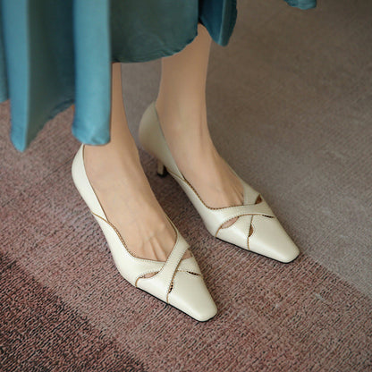 Elegante Lederpumps von Andrea Serena